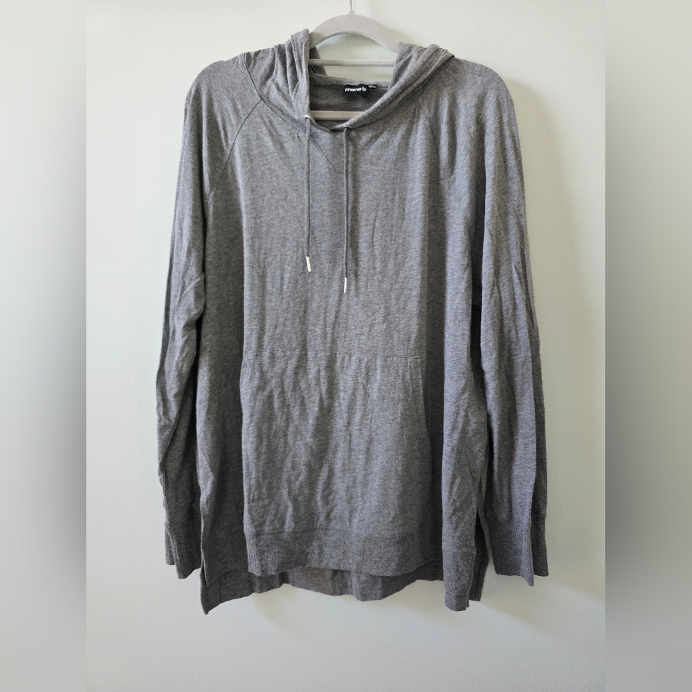 Mono B Charcoal Gray Hoodie